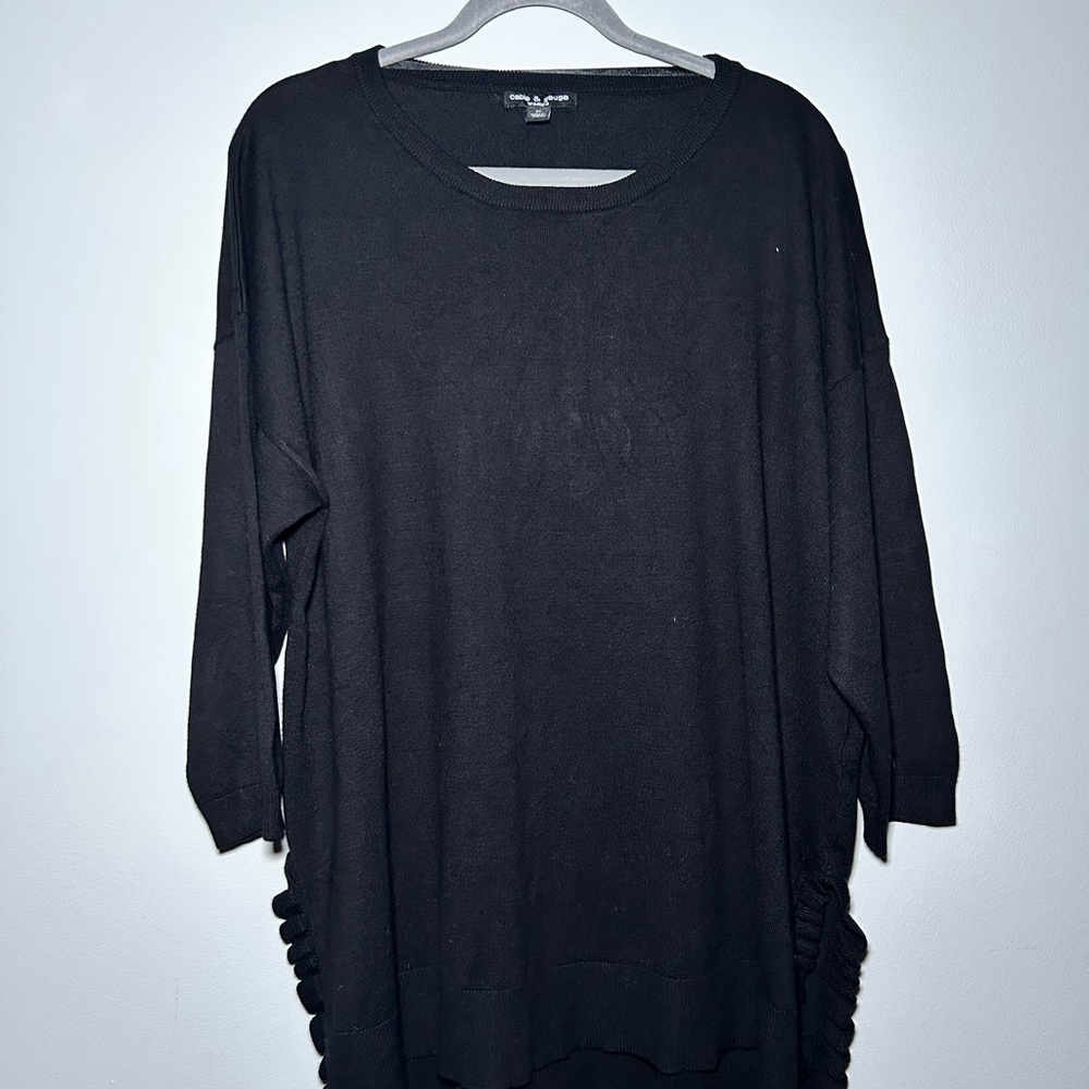 Cable & Gauge Black Women's Blouse